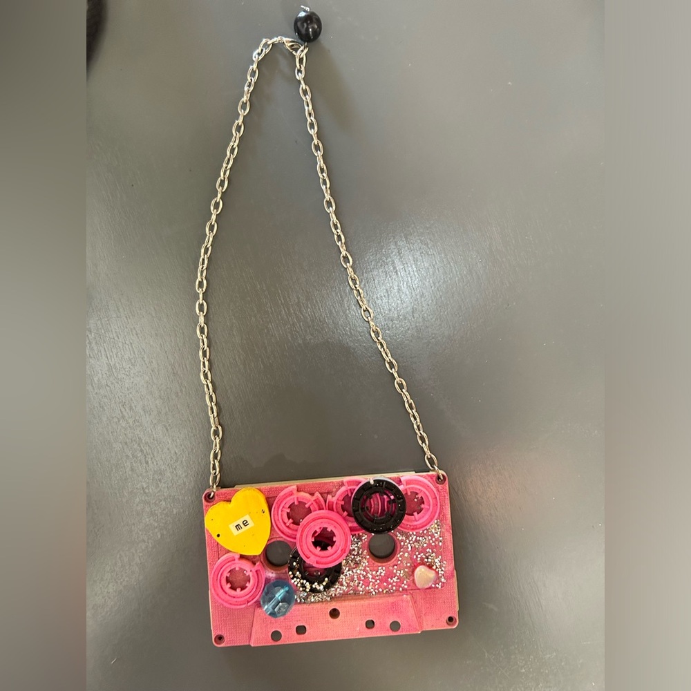 80s tape necklace